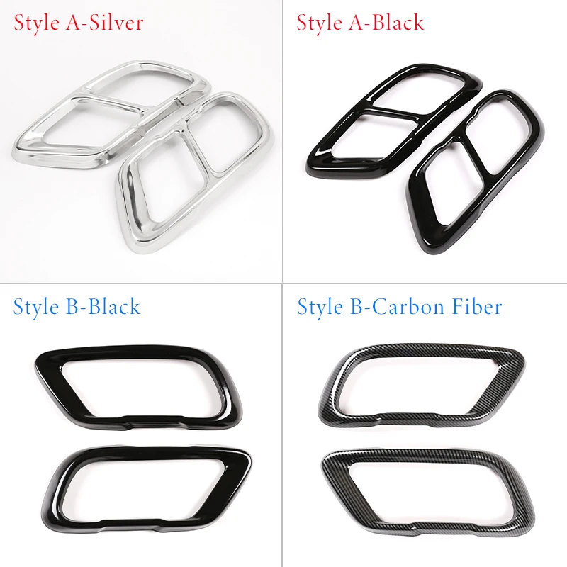 Stainless Steel Car Tail Muffler Exhaust Pipe Output Cover For BMW X5 G05 X6 G06 X7 G07