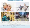 2025 Best Mini Rechargeable Bluetooth BTE Hearing Aids Adjustable Tone Sound Amplifier Portable Deaf Elderly digital Hearing Aid 6