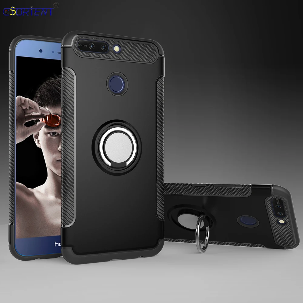 Чехол с кольцом-подставкой для Huawei Honor V9 8 Pro DUK-L09 DUK-AL20 | Мобильные телефоны и