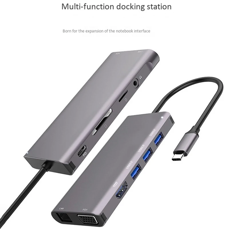 USB C HUB Type to Multi 3 0 HDMI адаптер док станция для Pro Huawei Mate 30 1 Splitter Port|Сетевые