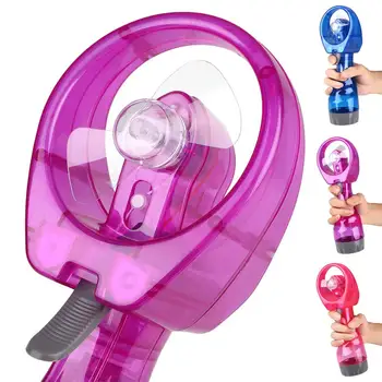 

Handheld Fan Misting Screwdriver Mini Fan Water Spray Fan Random Color ABS Handable Portable Mist Handhold Summer Lightweight