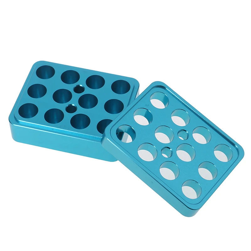 Алюминиевый 12 отверстий помада «сделай сам» образец тубы плесень Косметика бальзам для губ Форма для косметики