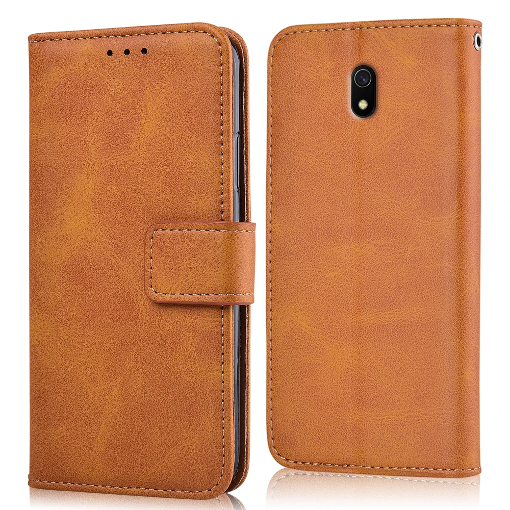 niu-Yellow Для Xiaomi Redmi 8A чехол роскошный классический кошелек кожаный чехол для Redmi 8A Redmi8A чехол простой задняя крышка для на Redmi 8A чехол - Цвет: niu-Yellow