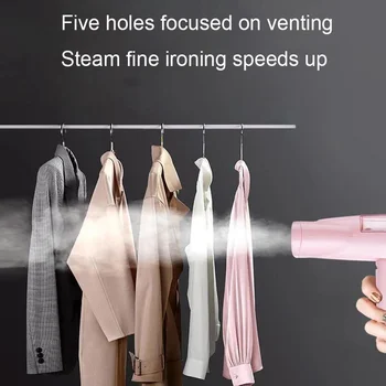 

Folding Garment Steamer 1000W Powerful Handheld Steamer Fast-Heat Third gear thermostat Steam Ironing Machine for Home Travel