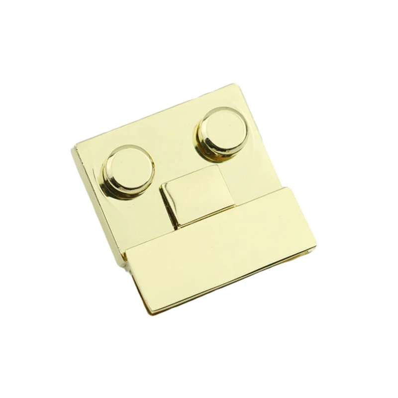 

10 Pieces Luggage hardware accessories mortise Bag lock hardware lock DIY light gold leather accessories