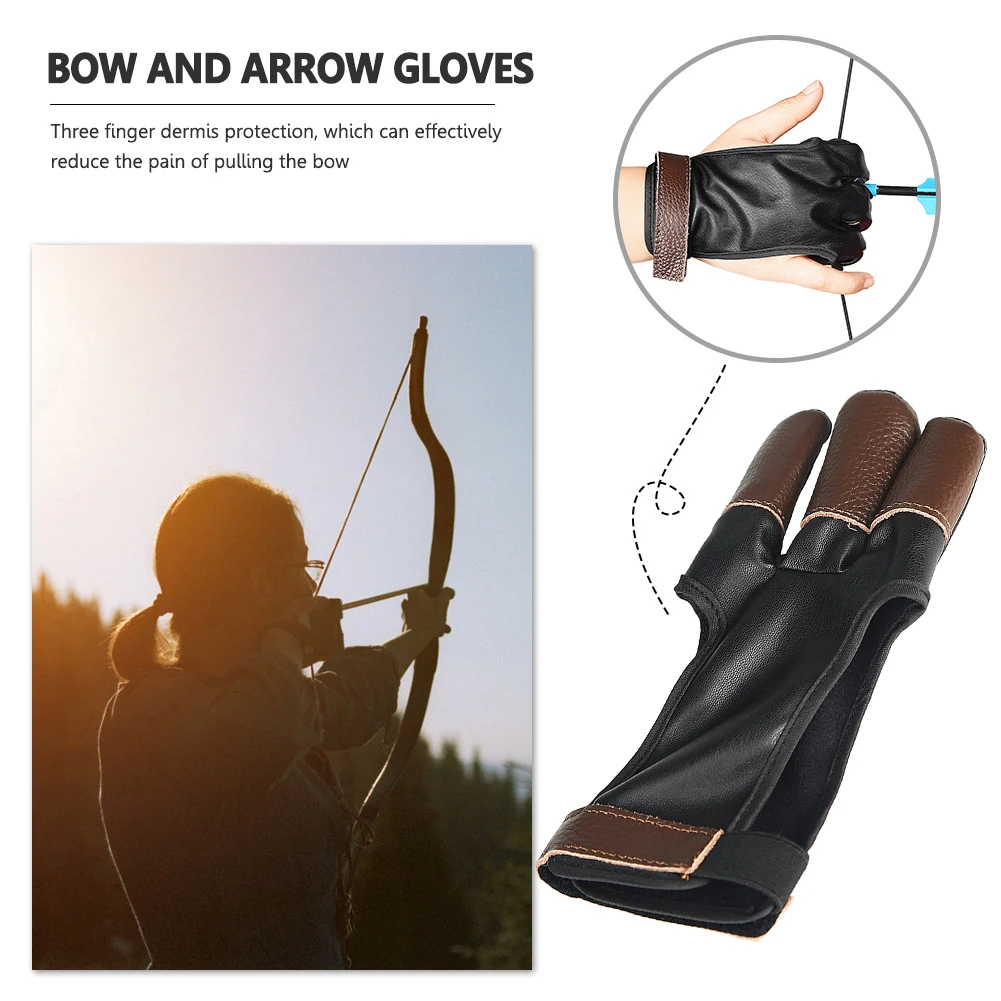 Protège-bras de tir à l'arc avec 3 sangles réglables, protection de l'avant- bras pour une protection sûre, équipement de chasse pour les jeunes et les  adultes - AliExpress