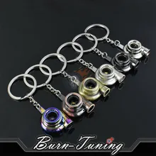 Universal Multi Color Racing Auto Part Model Keychain Zinc Alloy Car Keyring Ring Keyfob Creative Stainless Steel Accessories