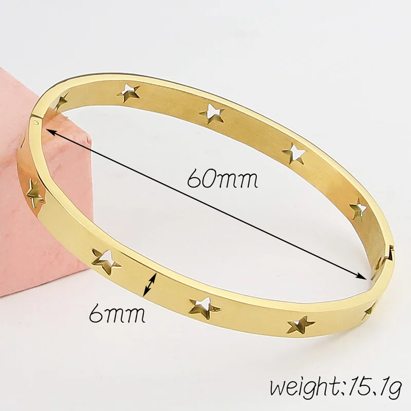 Bangle Bracelet Stainless Steel for Women