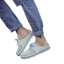 Сандалии и шлепанцы; Мужская и женская дышащая пляжная обувь на нескользящей мягкой подошве; повседневные сандалии без застежки; большие размеры