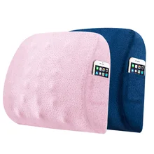 Бархатная Автомобильная Массажная поддержка для поясницы Подушка поколение жира всплеск памяти подушка настраиваемая обработка агент по рекрутингу