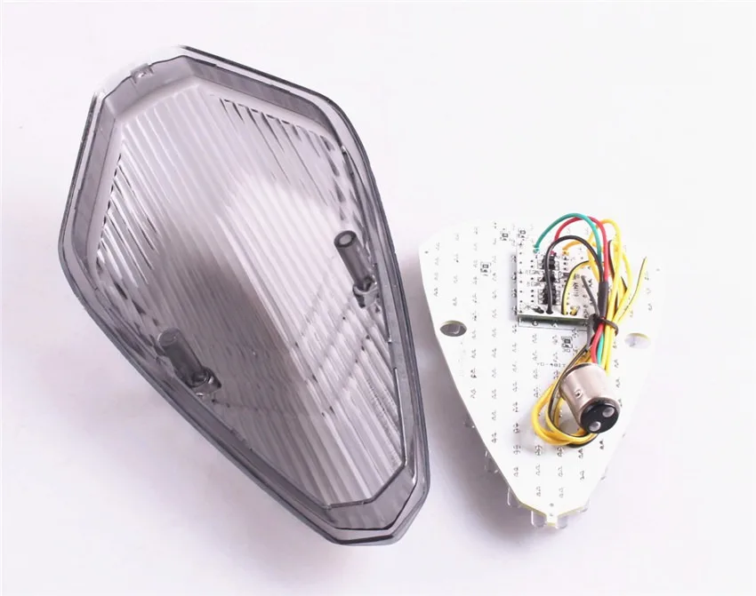 Светодиодный поворотники Встроенный задний фонарь для Honda VTX1300 Ретро 2002-2008 дыма VTX1800 2003 2004 2005 2006 2007