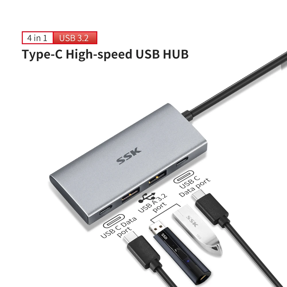 ssk-usb-c-10gbps-hub-4-in-1-type-c-multiport-adapter-usb-c-high-speed