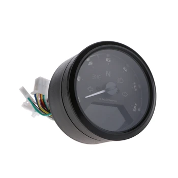 

Multi-function LCD Digital Motorcycle Odometer Tachometer Speedometer Gauge 12000RPM