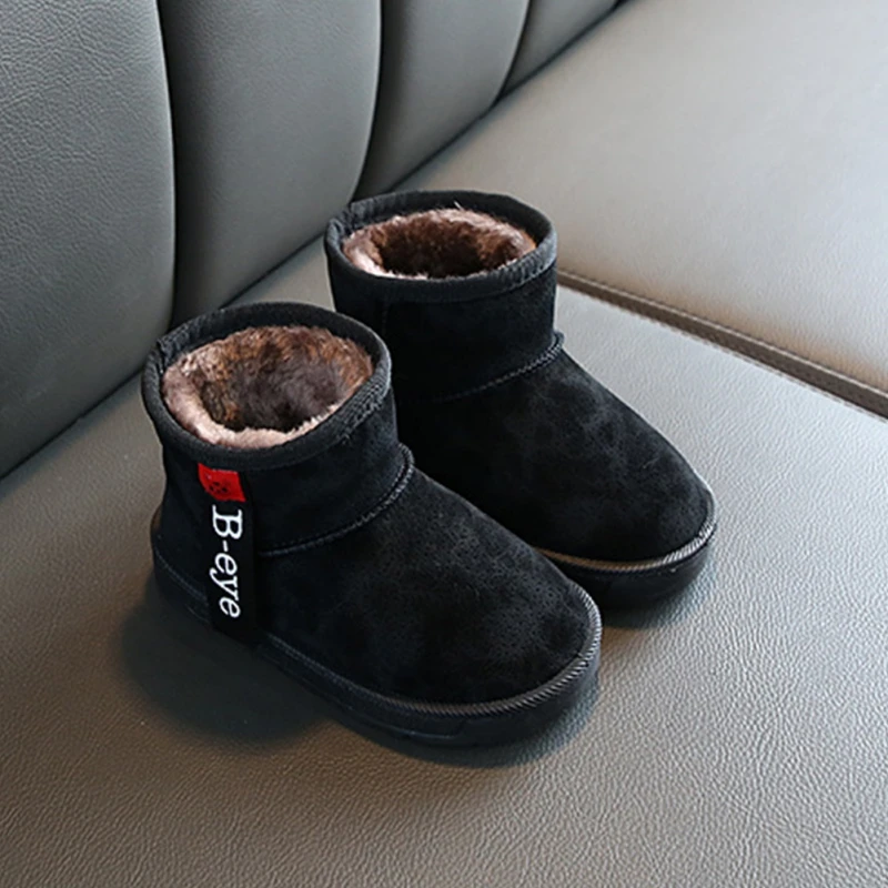 Зимние Ботинки для мальчика и девочки, Зимние полуботинки, теплые, zapatos bebes, для новорожденных, на мягкой подошве, на шнуровке, Классические ботинки с завязками для детей 2-10 лет