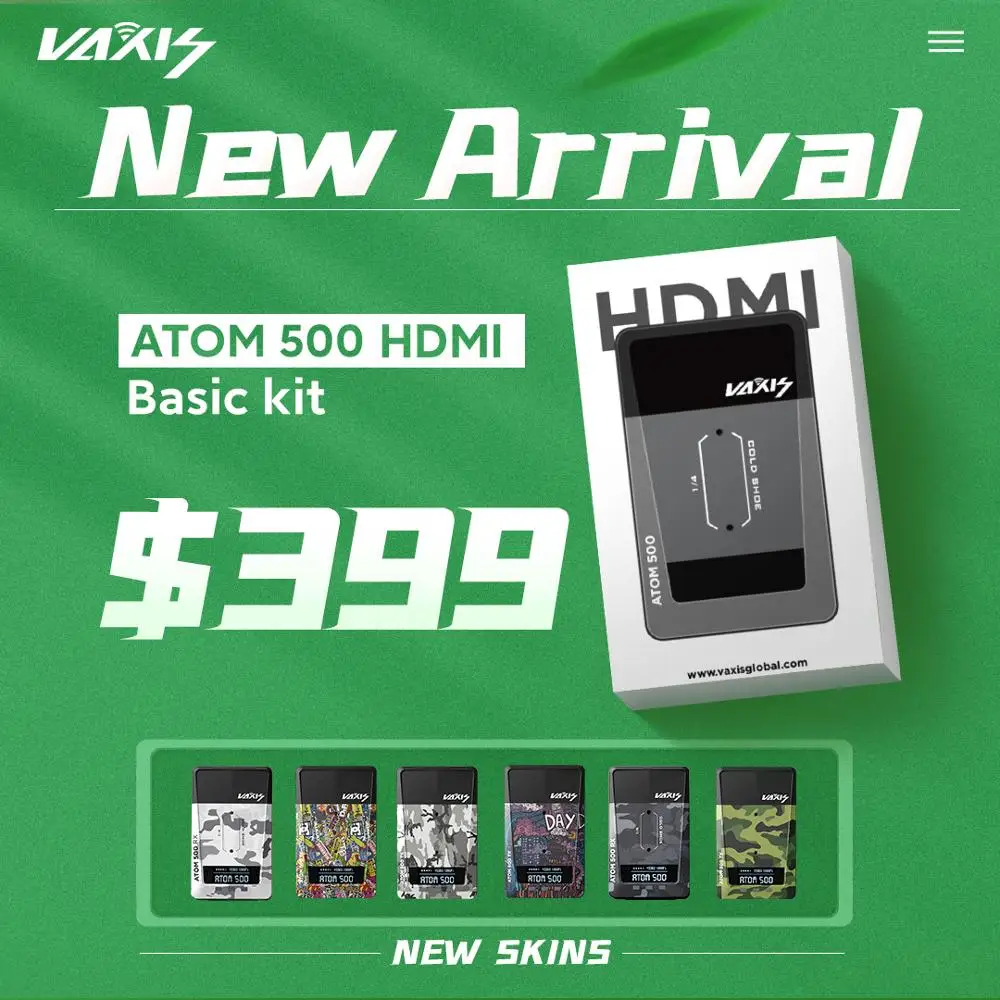 Vaxis ATOM 500 Dual HDMI Basic Kit Wireless