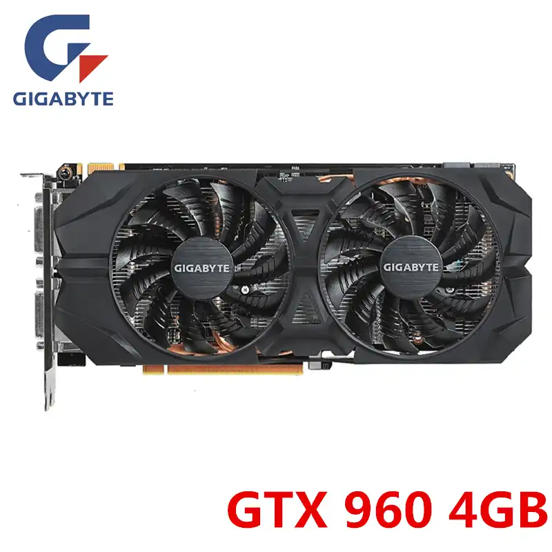 Gigabyte Gtx 960 4gb Video Card Nvidia Gtx960 4gb Oc Graphics Cards Gpu Board Desktop Pc Computer Game Gtx 950 750 Map Vga Dvi Graphics Cards Aliexpress