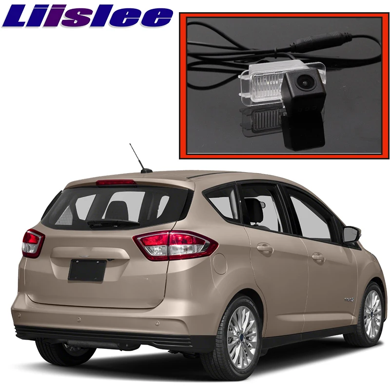 Liislee For Ford C-Max C Max CMax 2010~2014 Car Camera rearview Rear View Back Up Camera For PAL : NTSC to Use + RCA1