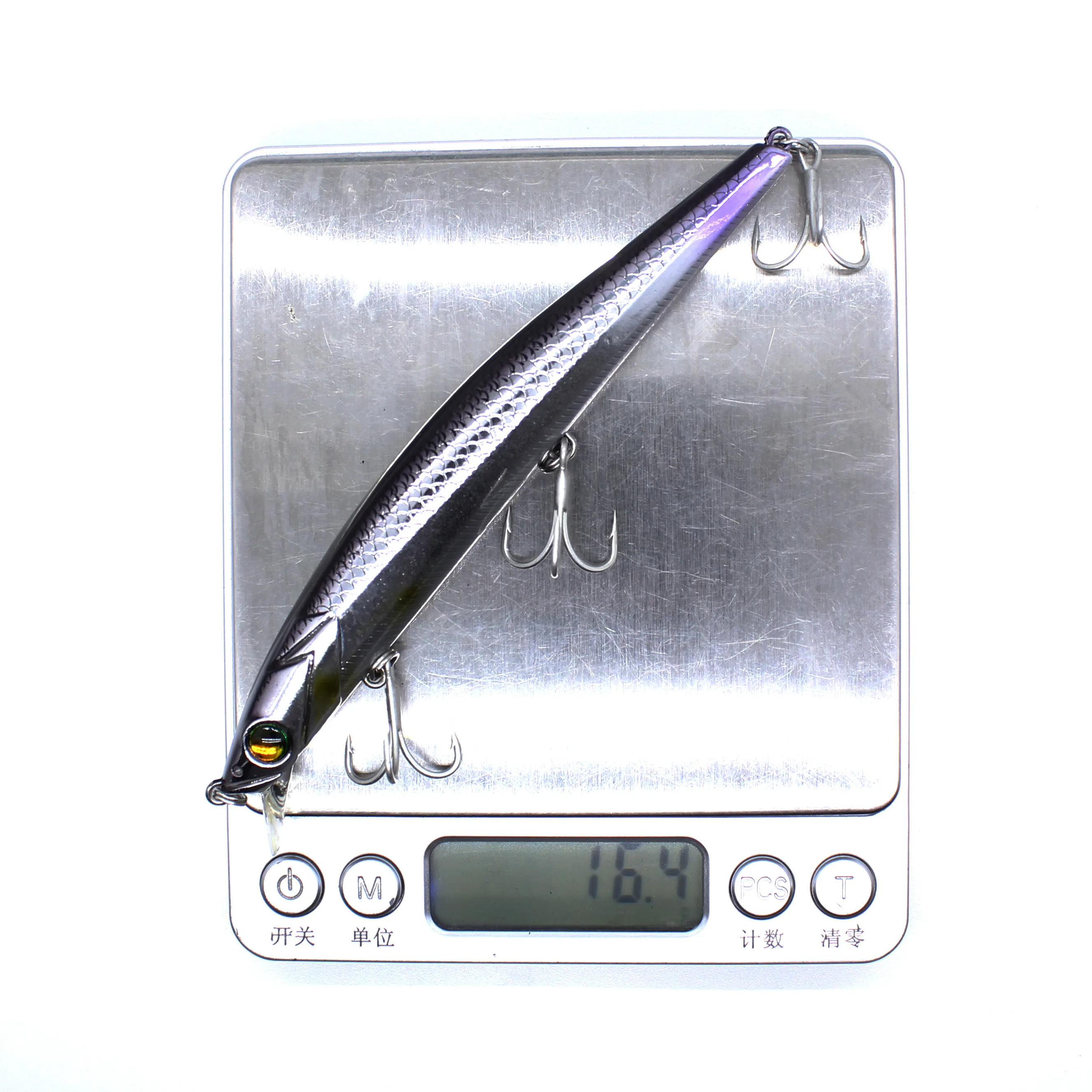 Aoclu Jerkbait Wobbler 125mm 16,4g Tauchen 0,3-1,3 m harter Köder sinkend Elritze Angeln Köder Magnet Gewichts übertragung lebendige Schwimm aktion – Detail 4