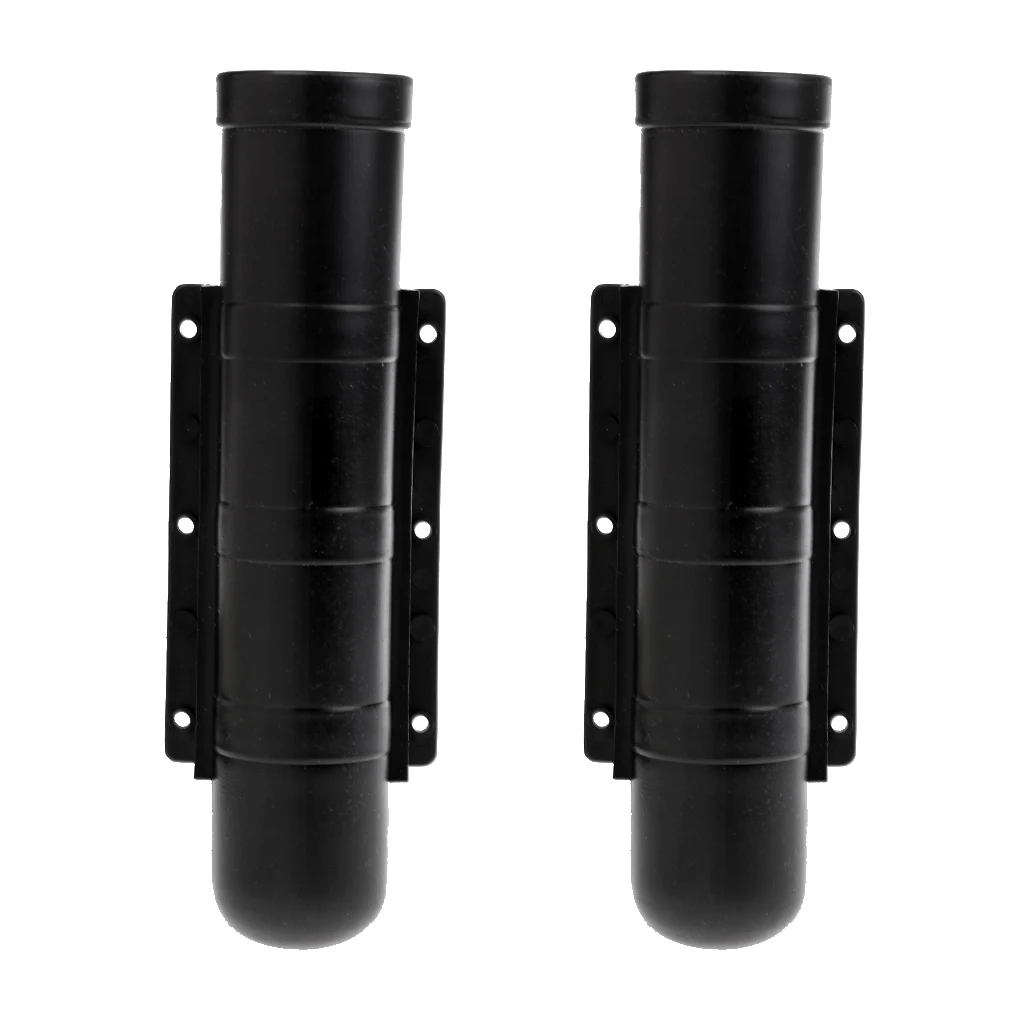 2Pcs Marine Strong Plastic Side Mounted Fishing Rod Holder for Boat Yacht