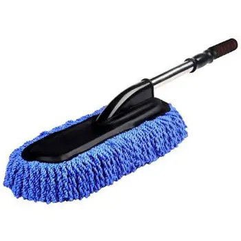 

Telescopic Telescopic Window Wash Brush Nano Cotton Microfiber Anti-static Dust Acid Rain Cleaning Wax Drag Duster Remover Car