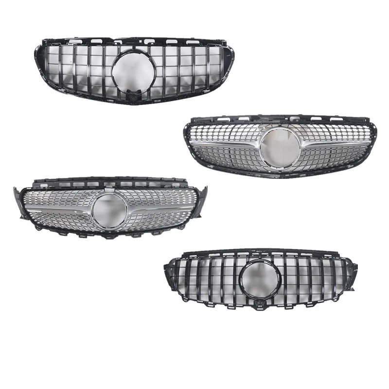 

For Mercedes-Benz E-Class W212 W213 Diamond style GT style front grille vertical bar Car styling Middle grille