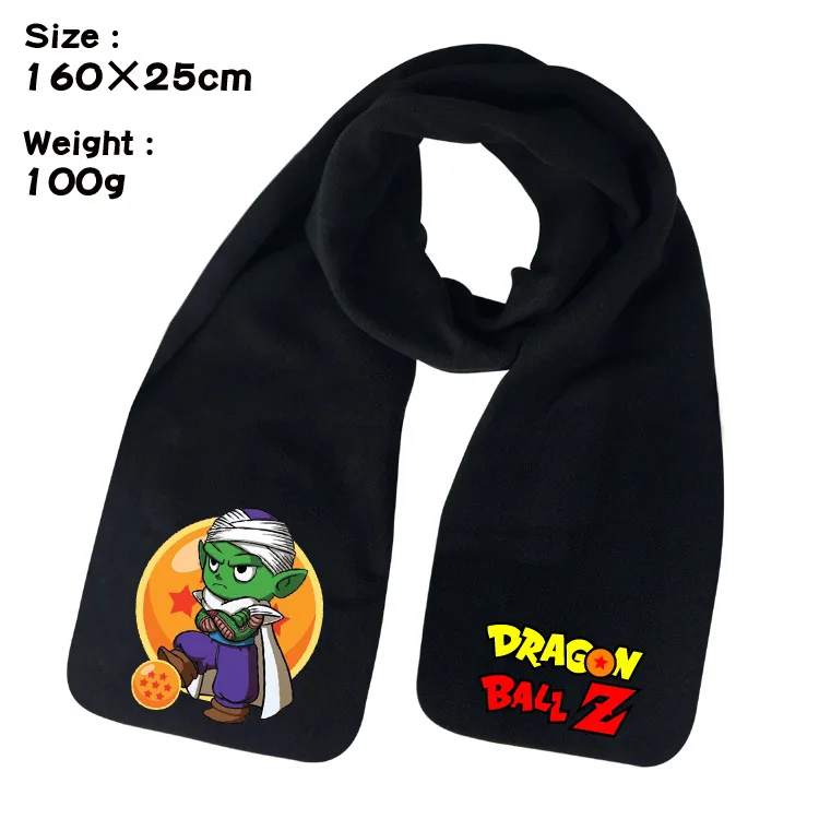 Anime Scarf Dragon Ball Z Goku Scarf Soft Men Winter Warm Scarves Warm Long Scarf Wrap Shawl Christmas Gift - Цвет: D