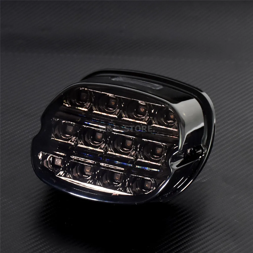 Saddlebag Housing Tail Run Brake Turn Light Lamp LED Lens&Brake Tail Light For Harley Touring Road King Electra Road Glide