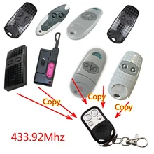 Copy CAME TOP432NA Duplicator 433.92 mhz remote control Universal Garage Door Gate Fob Remote Cloning 433mhz Transmitter 100 pcs came top 432ee cloning compatible garage door transmitter