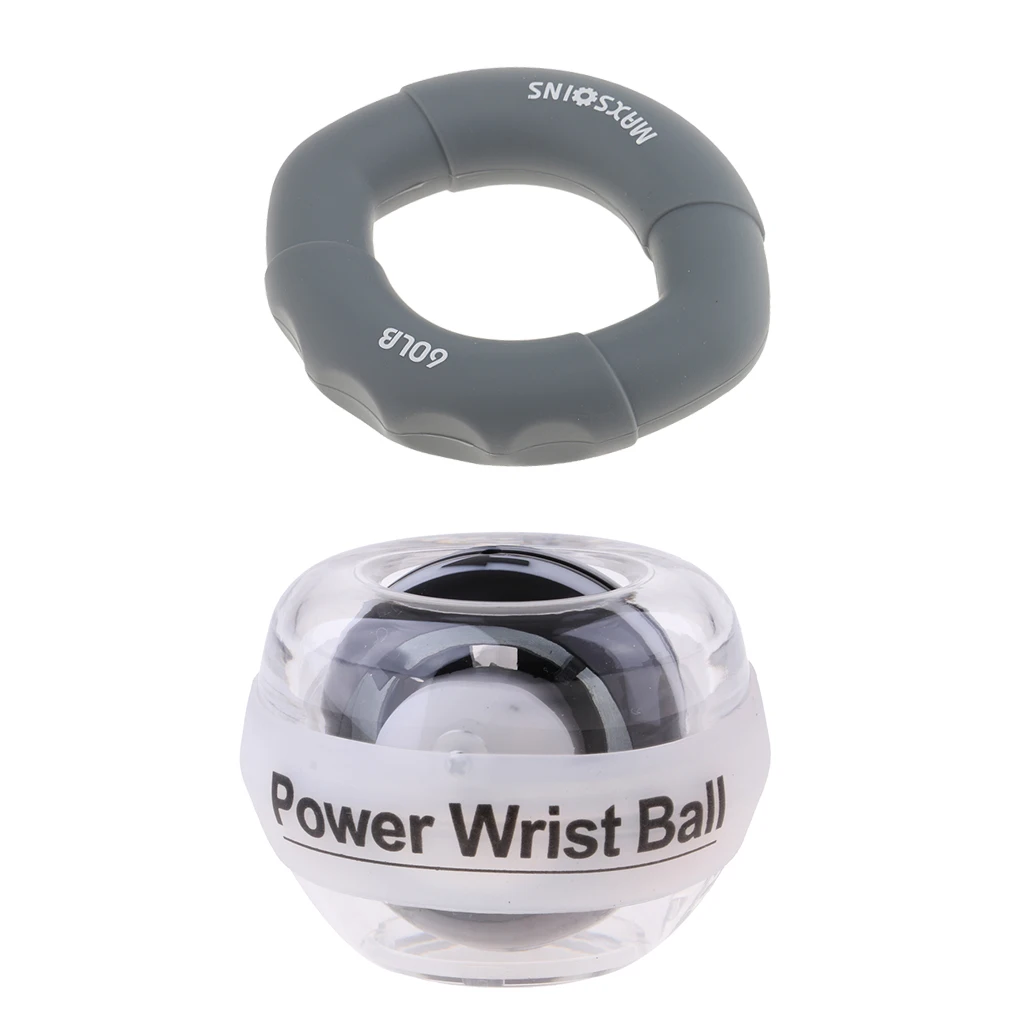 Auto-start Wrist Power Force Ball With Hand Grip Gripper Strength Trainer