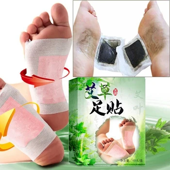 

CLOTHES OF SKin 20Pcs Wormwood Extract Detox Foot Patch Pad Body Toxin Foot Slimming Cleansing Herbal Adhesive