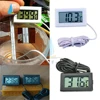 Mini LCD Digital Thermometer for Freezer Refrigerator Fridge Aquarium Thermometer Temperature Meter -50~110 degree Probe 1M ► Photo 2/6