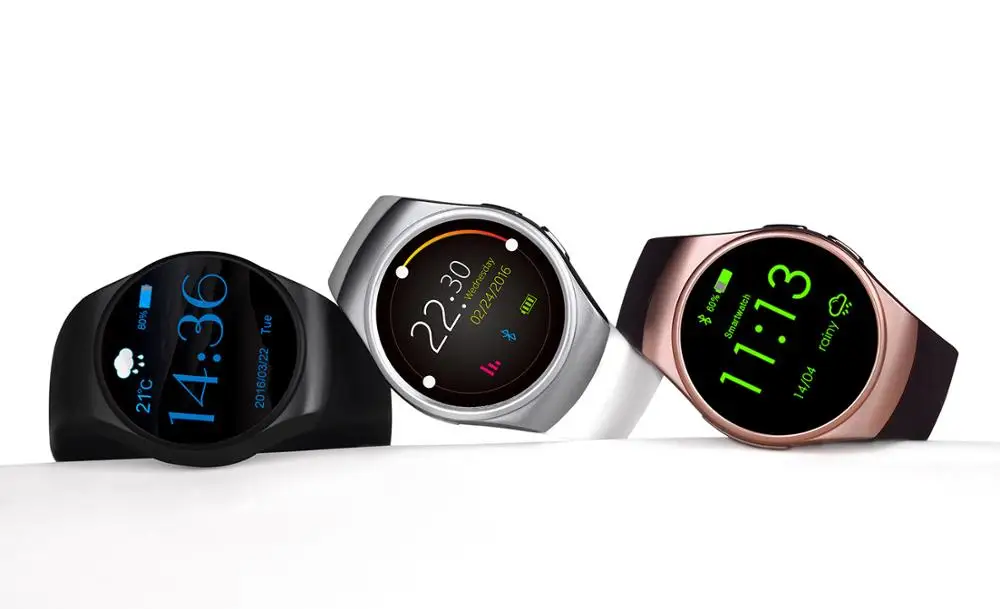 Outdoor Sports WIFI Smart Watch Phone Mans Waterproof SIM Card Android IOS GPS Heart Rate Monitor Women Smartwatch Bracelet KW18