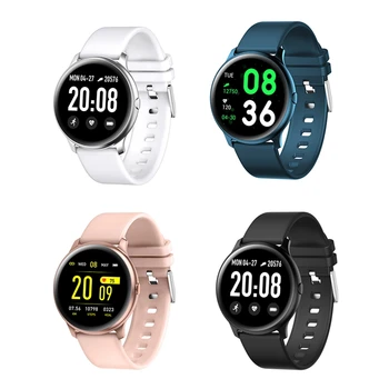 

Kw19 Men Smartwatch Waterproof Wearable Device Heart Rate Monitor Color Display Sports Women Smart Watch for Ios Samsung Pk Dt88
