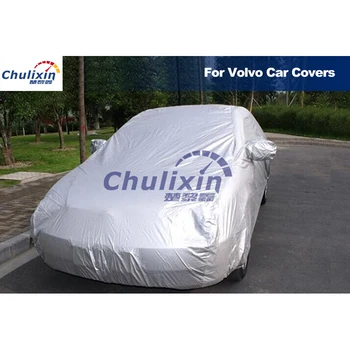 

Car-covers Waterproof Sun UV Dust Rain Resistant Protection Gray for VOLVO V60 S60 S60L S40 V40 C30 XC60 S80 XC90 C70 P1800