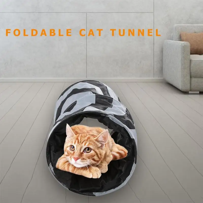 Pet туннель для кошек, игрушки для кошек, с изображением котенка, одежда котенок туннельная игрушка Моющиеся Складной мелких животных ролик пробка товары для домашних животных мелких животных кошка