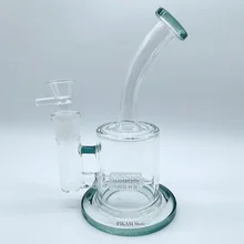 Vase en verre pour narguilé, 10 pouces, Pipe à fumer, lac vert, accessoires, Tubes à fumer, décoration de maison, cadeaux pour amis