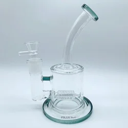 10 Polegada vaso de vidro hookah garrafa fumar tubo lago verde hookah acessórios tubos de fumar decoração para casa presentes para amigos