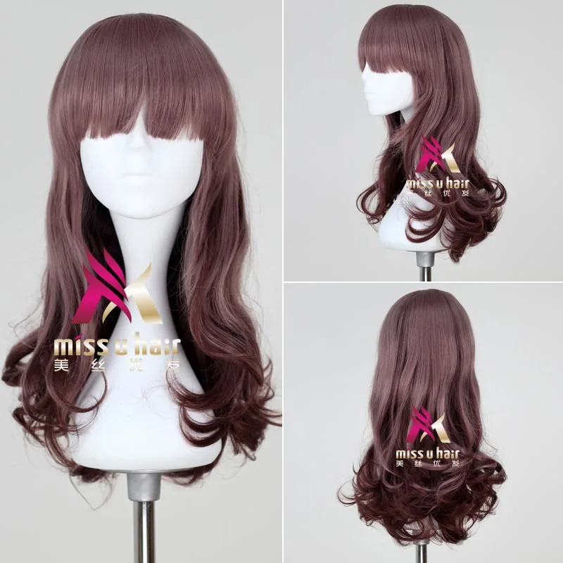 new Lolita Sweet Daily Wig Gradient Ombre Girl Bobo Short Curly Wigs Cosplay Baby Doll Princess Synthetic Hair + Cap | Тематическая