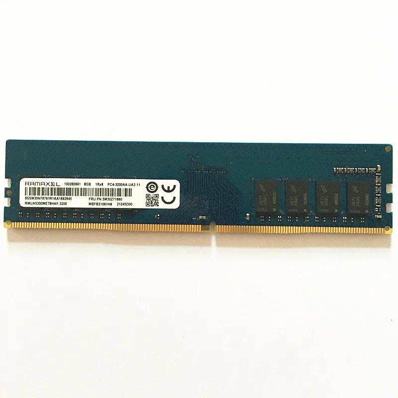 RAMAXEL DDR4 8GB 3200MHz Desktop Memory 8GB 1Rx8 PC4-3200-UA2-11