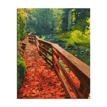 

No Framed Landscape Pictures DIY Painting By Numbers Home Decor for Living Room Canvas Painting Coloring By Numbers