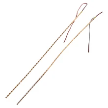 Top-2pcs водонепроницаемый 45 см SMD 3528 желтый 45 светодиодный гибкий светильник для автомобиля DC 12V