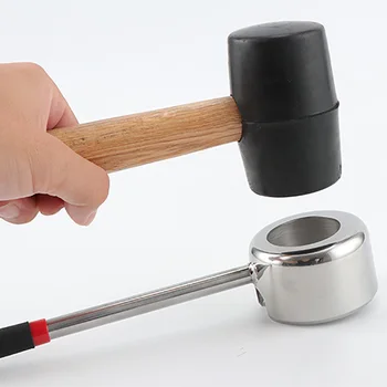 

Coconut Opener Set For Young & Mature Coconuts By Coconut Tools For Meat Removal With Hammer