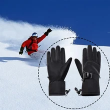 Велосипедные теплые сноуборд водонепроницаемые ветронепроницаемые перчатки противоскользящие теплые варежки лыжные плотные перчатки для зимних видов спорта