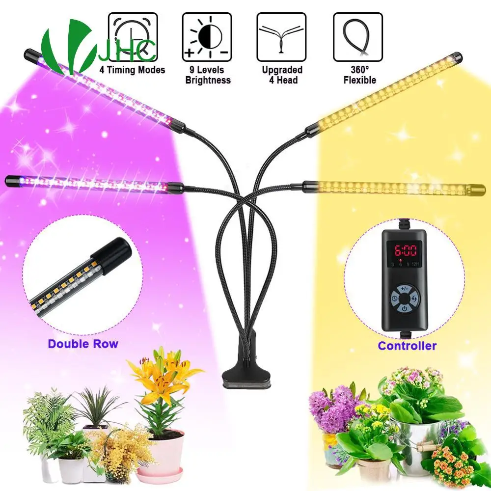LED Grow Light USB Phyto Lamp 60W 85W Led Full Spectrum Plant Light Indoor Hydroponic Systems Plants Seedlings Flower Grow Box