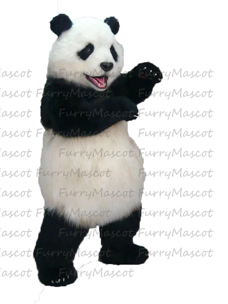 Высококачественный плюшевый костюм панды косплей-вечеринка Наряды животных