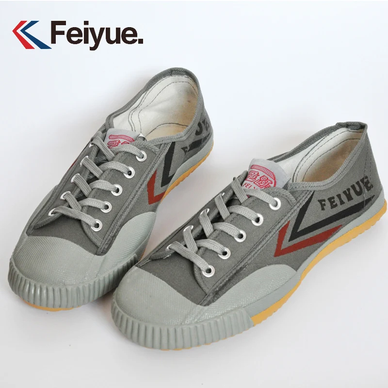 Gray EUR 47 Shaolin Monk тренировочная обувь Feiyue Tenis Masculino Tai Chi боевые искусства тхэквондо каратэ кунг-фу спортивная обувь мужские кроссовки серый - Цвет: Gray EUR 47