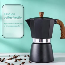 Cafetière octogonale en aluminium, pour percolateur, ustensiles de cuisine