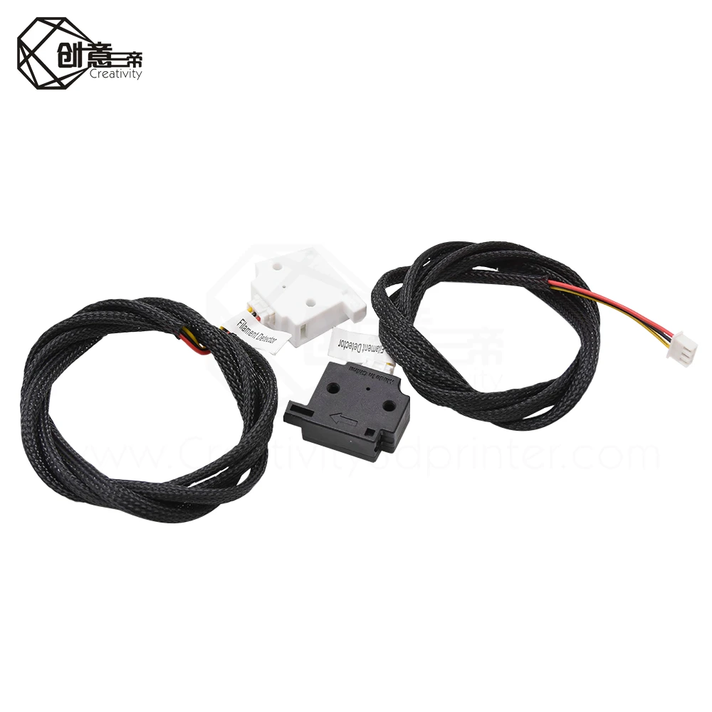

3D Printer Filament Break Detection Module With 1M Cable Run-out Sensor Material Runout Detector For ender 3 ELF 3D Printer