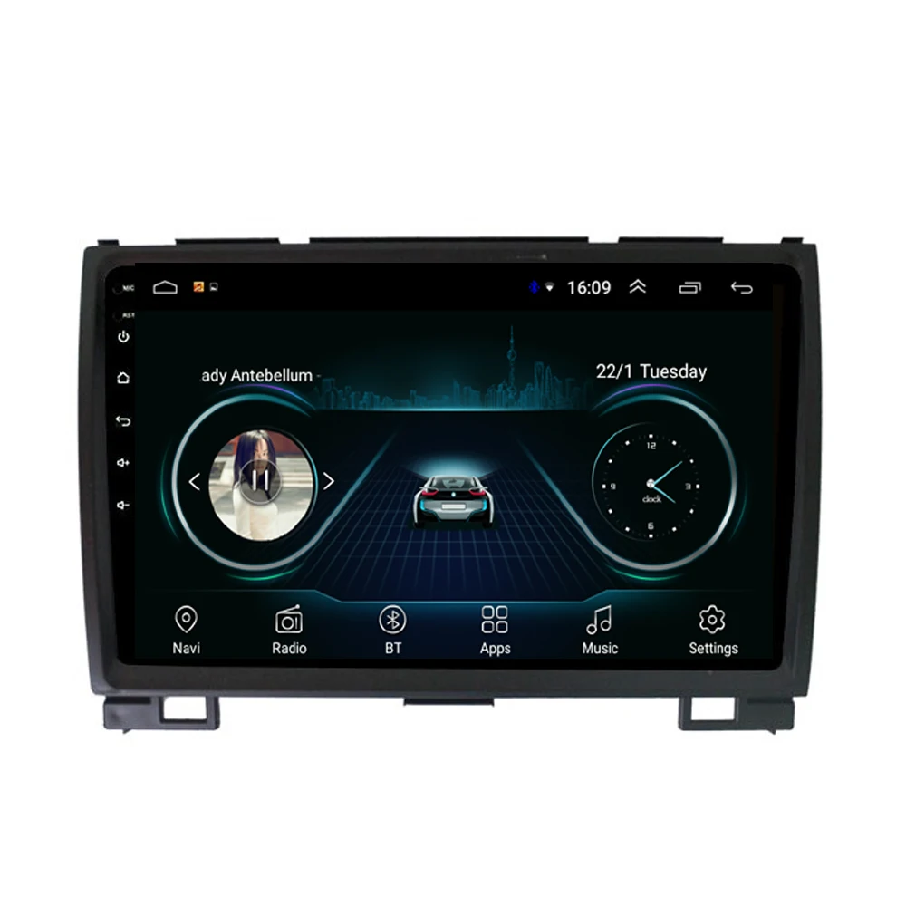 Автомобильная Радио с gps встроенный WiFi мультимедийный проигрыватель карта фронтальная камера для Great wall H5 2010-2013 9 дюймов Android 8,1