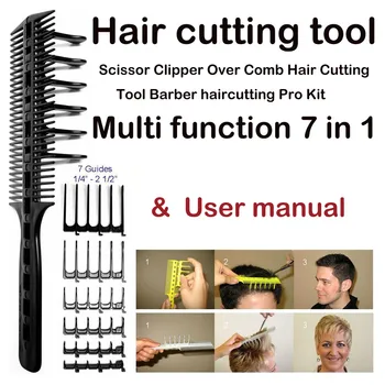 

Hair Cutting Barber Comb Calibration Cutter Hairdressing Hair Brushes Barber Hair Care Styling Tool Salon Hairstyle Accessory